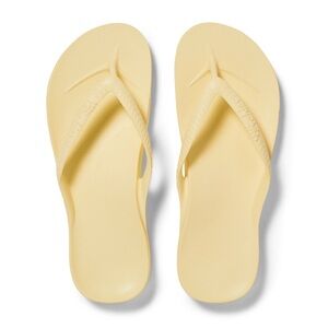 Archies Lemon Yellow Support Flip Flops women’s 11 men’s 10
